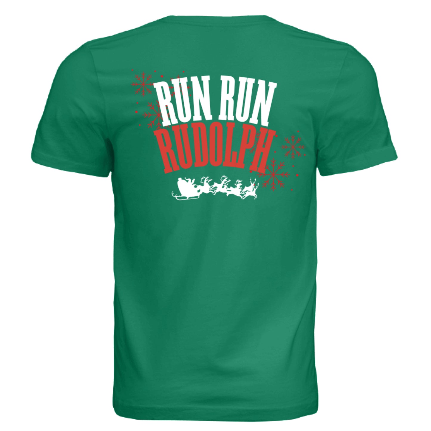 Solid Kelly Triblend - BACK